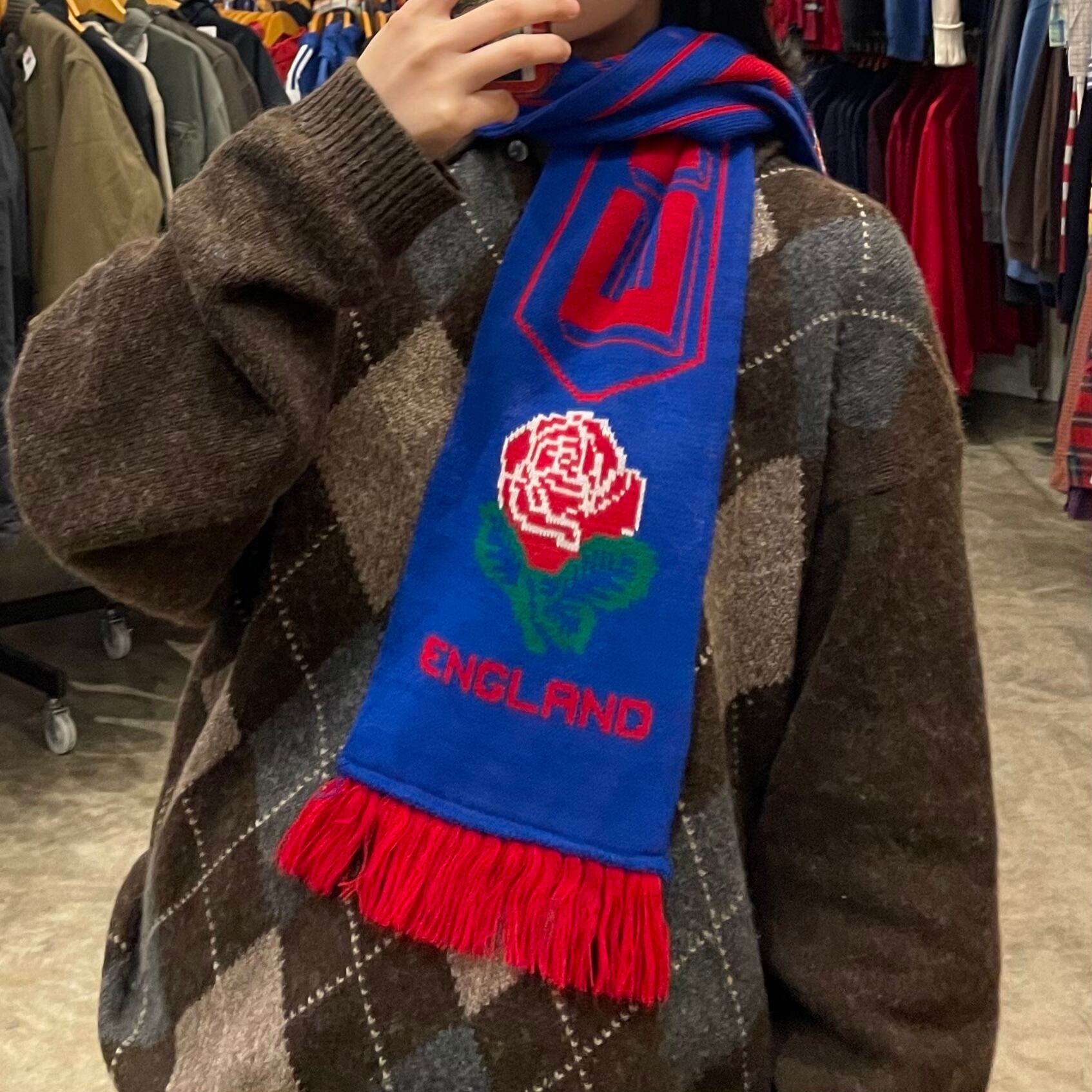 USA古着 サッカーマフラー ヴェルダー・ブレーメン 遮る 