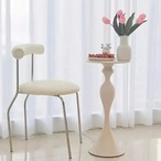 サイドテーブル テーブル おしゃれ 丸 北欧 白 収納 韓国 インテリア ベッドサイドテーブル ベッドテーブル リビングテーブル 軽量 机 モダン アイアン 母の日