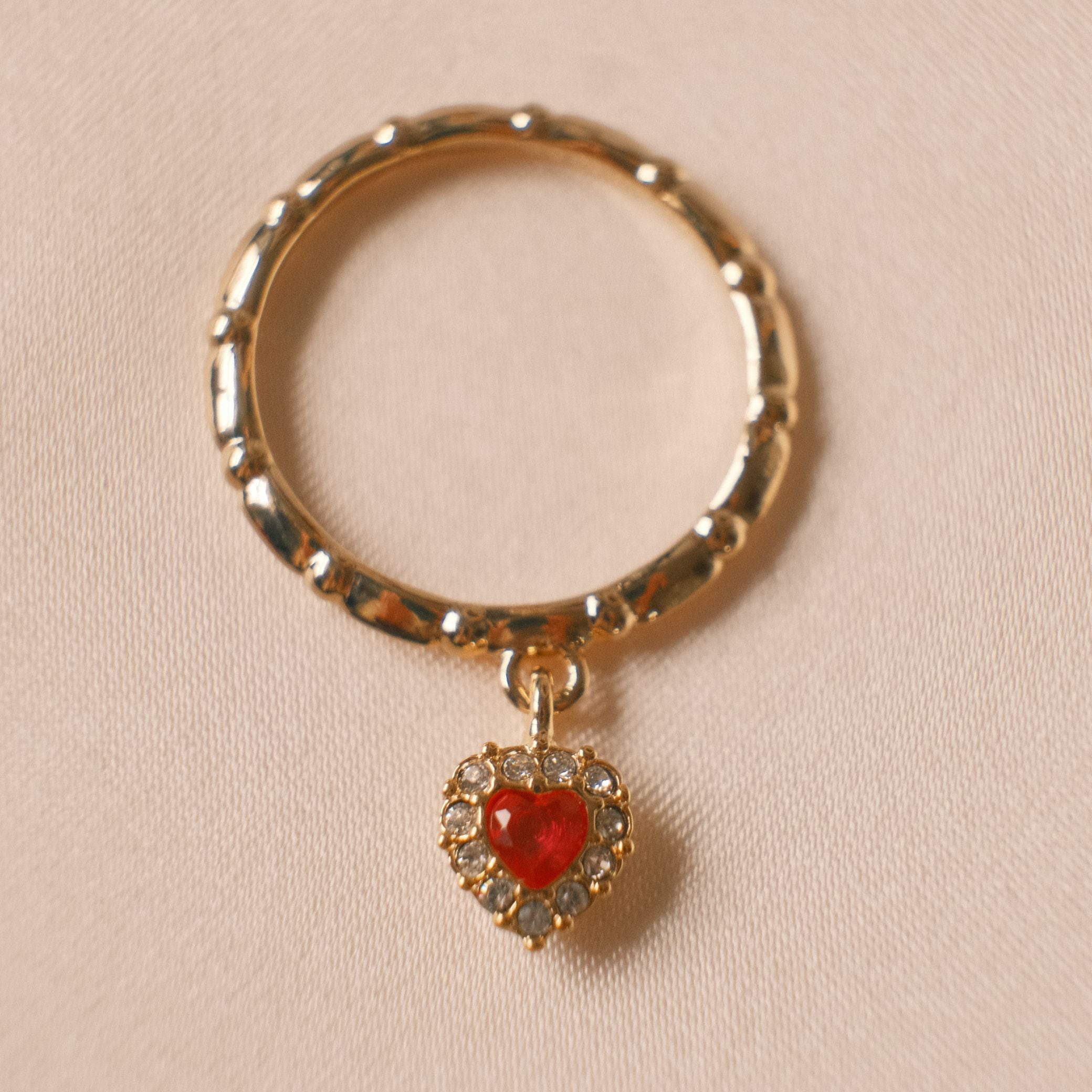 The Princess Ring Collection: The Esm?e Ring - Hanging Heart