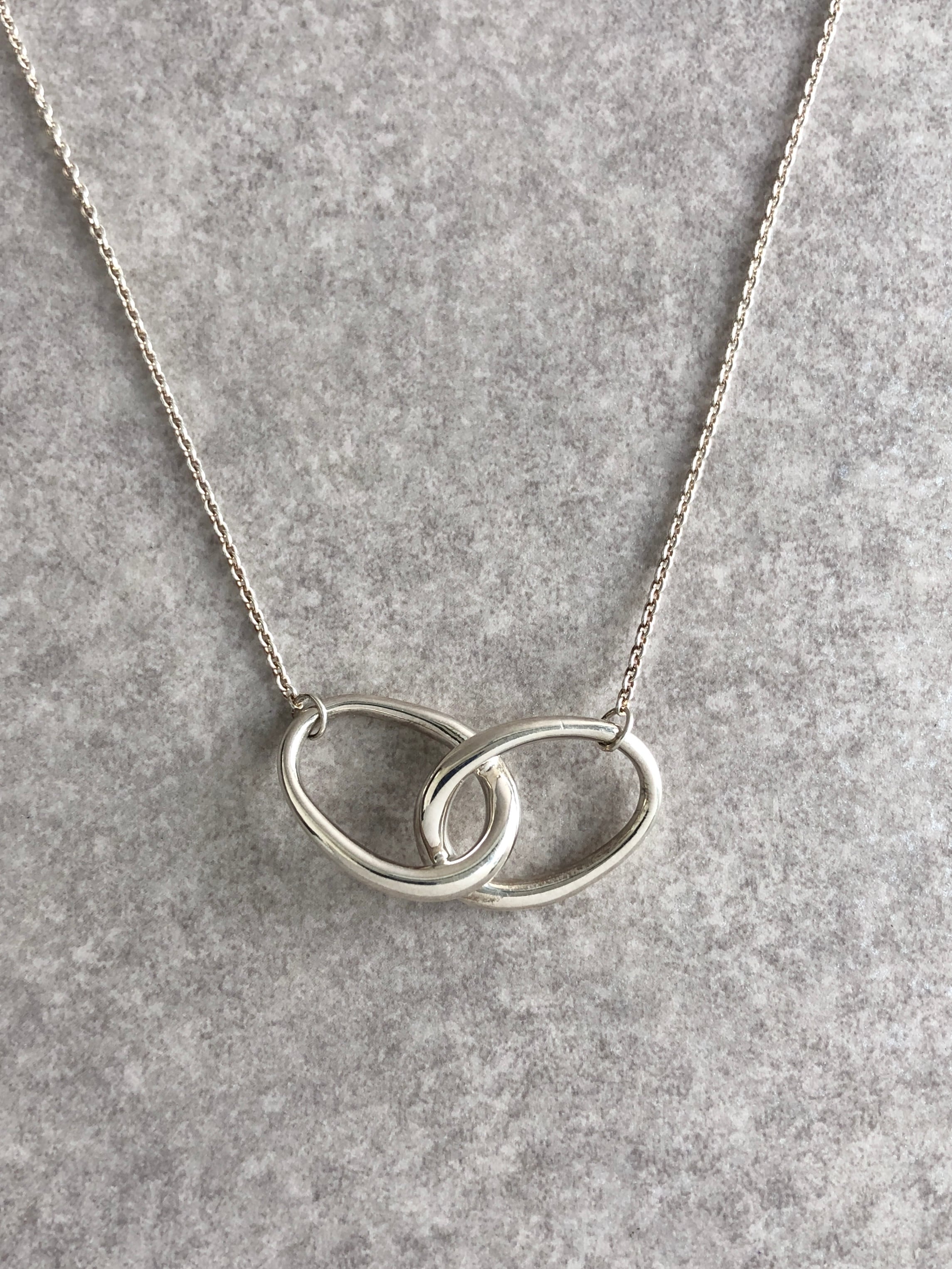 Tiffany & Co. ティファニー ネックレス シルバー ダブルループ 925