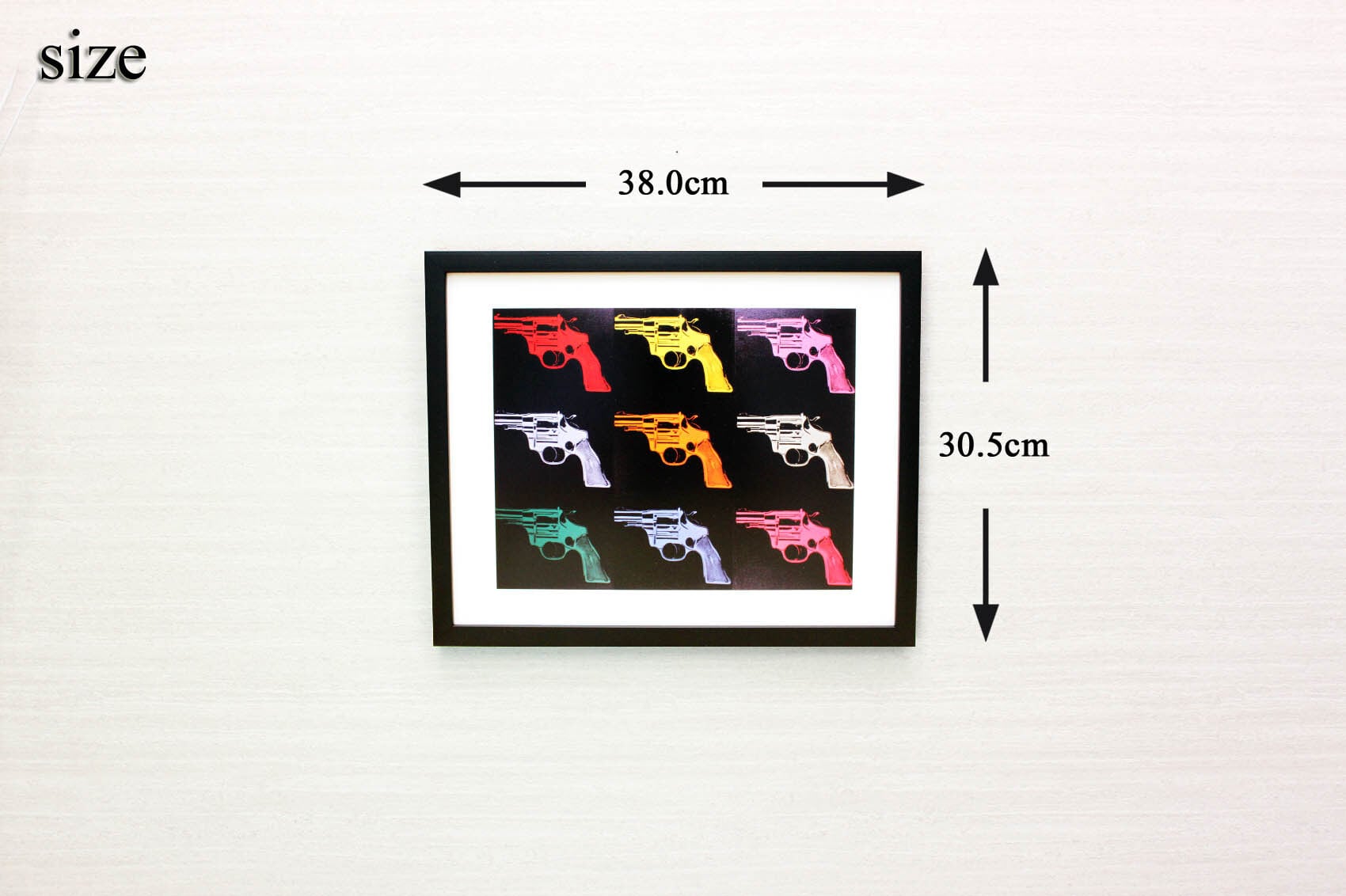 アンディ ウォーホル「ガン,c.1982(レインボー)Gun,c 1982(Rainbow