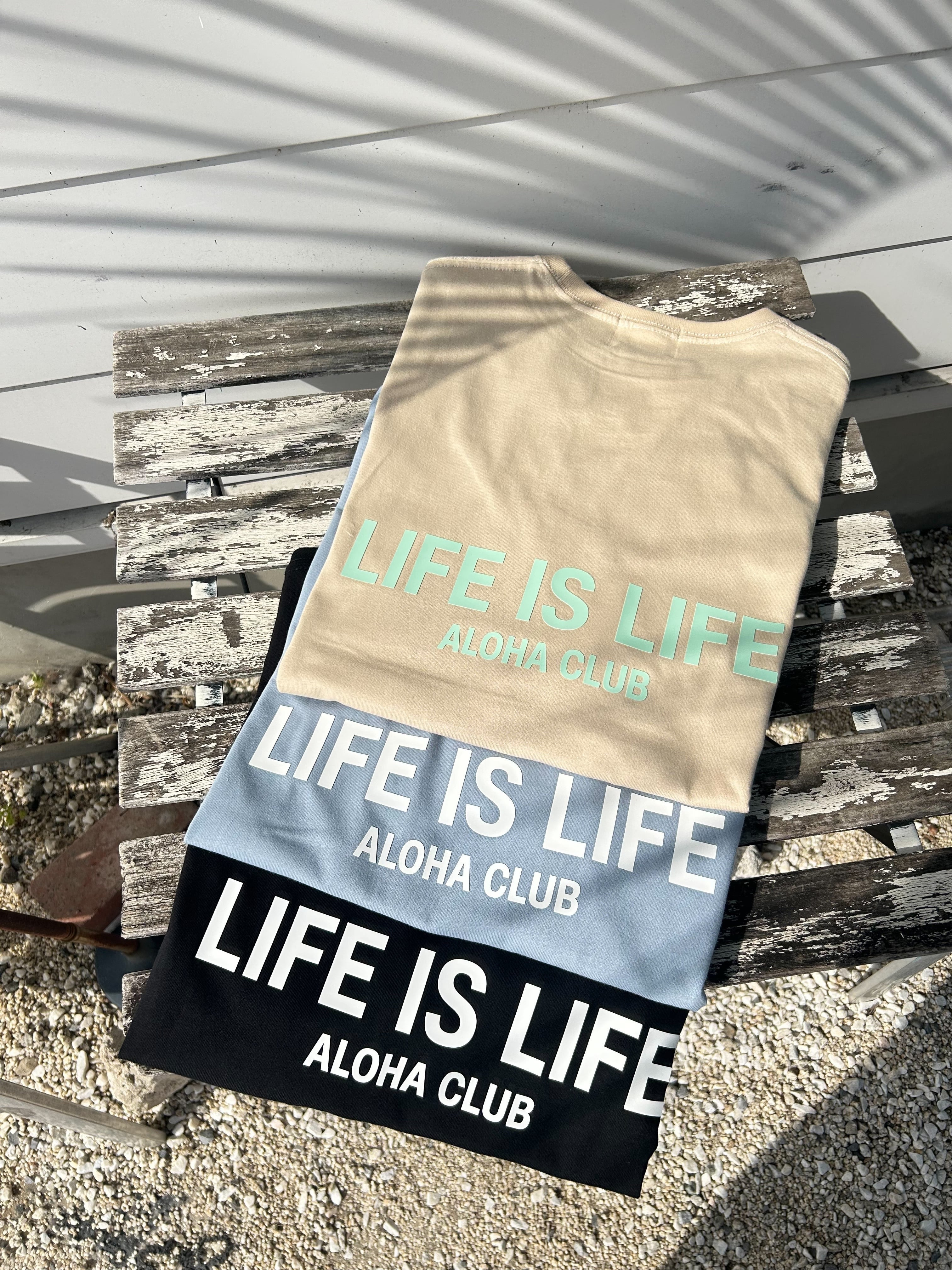 LIFE isオリジナル ラバーロゴTシャツ ¥6,990+tax