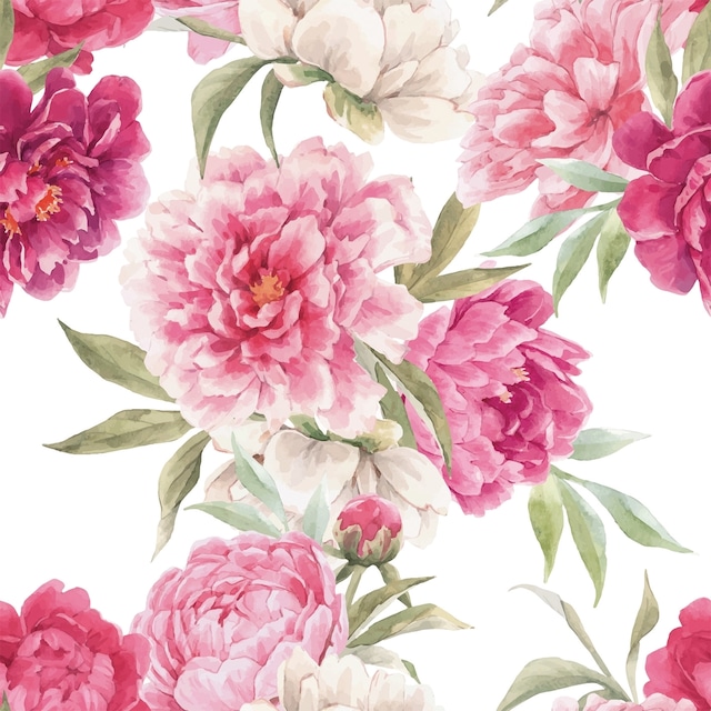 【FASANA】バラ売り2枚 カクテルサイズ ペーパーナプキン pink flowers ホワイト