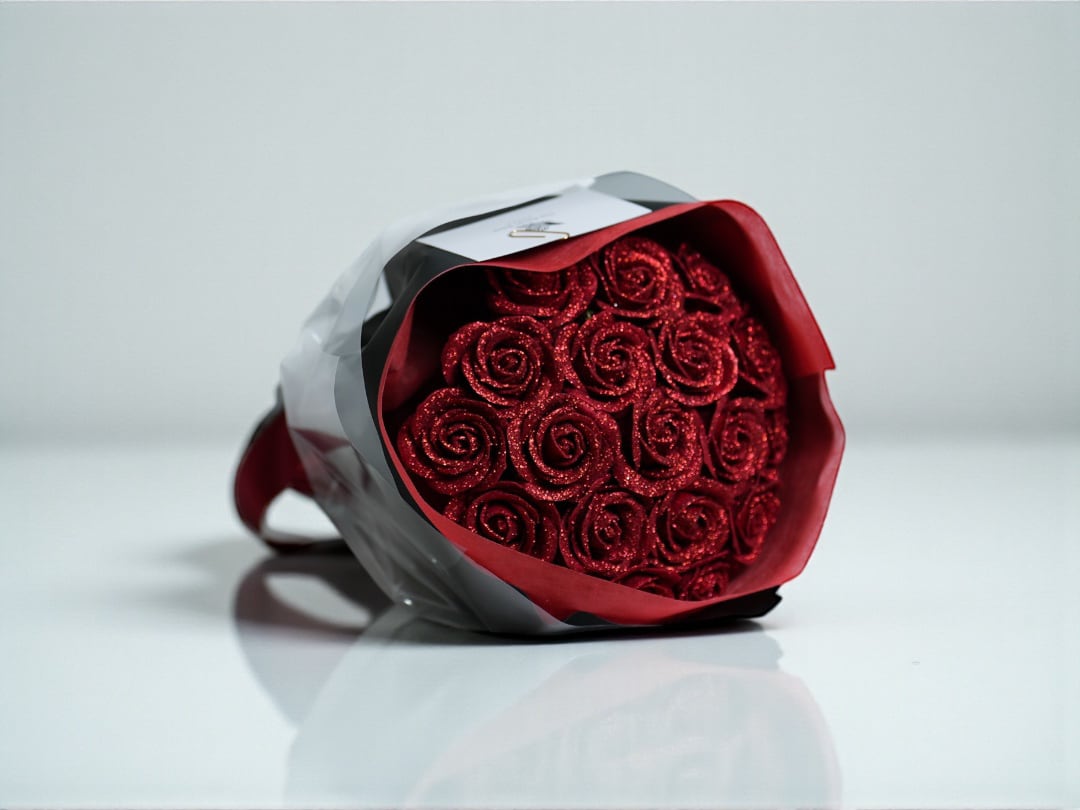 グリッターブーケ(赤)