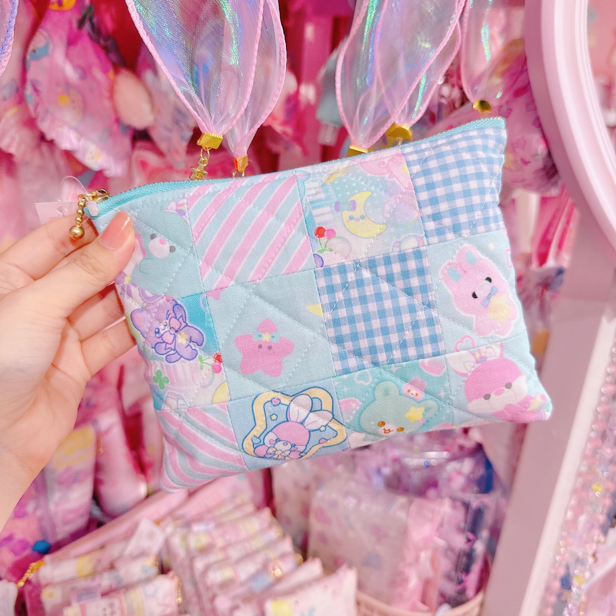 【M7】66-31パッチワークポーチ大