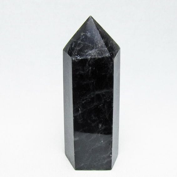 黒水晶 六角柱 モリオン ポイント 置物 一点物 142-11252