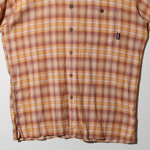 極美品 L 09年 オンブレ A/C Yarn Dye Shirt Patagonia ACシャツ ヤーンダイ パタゴニア