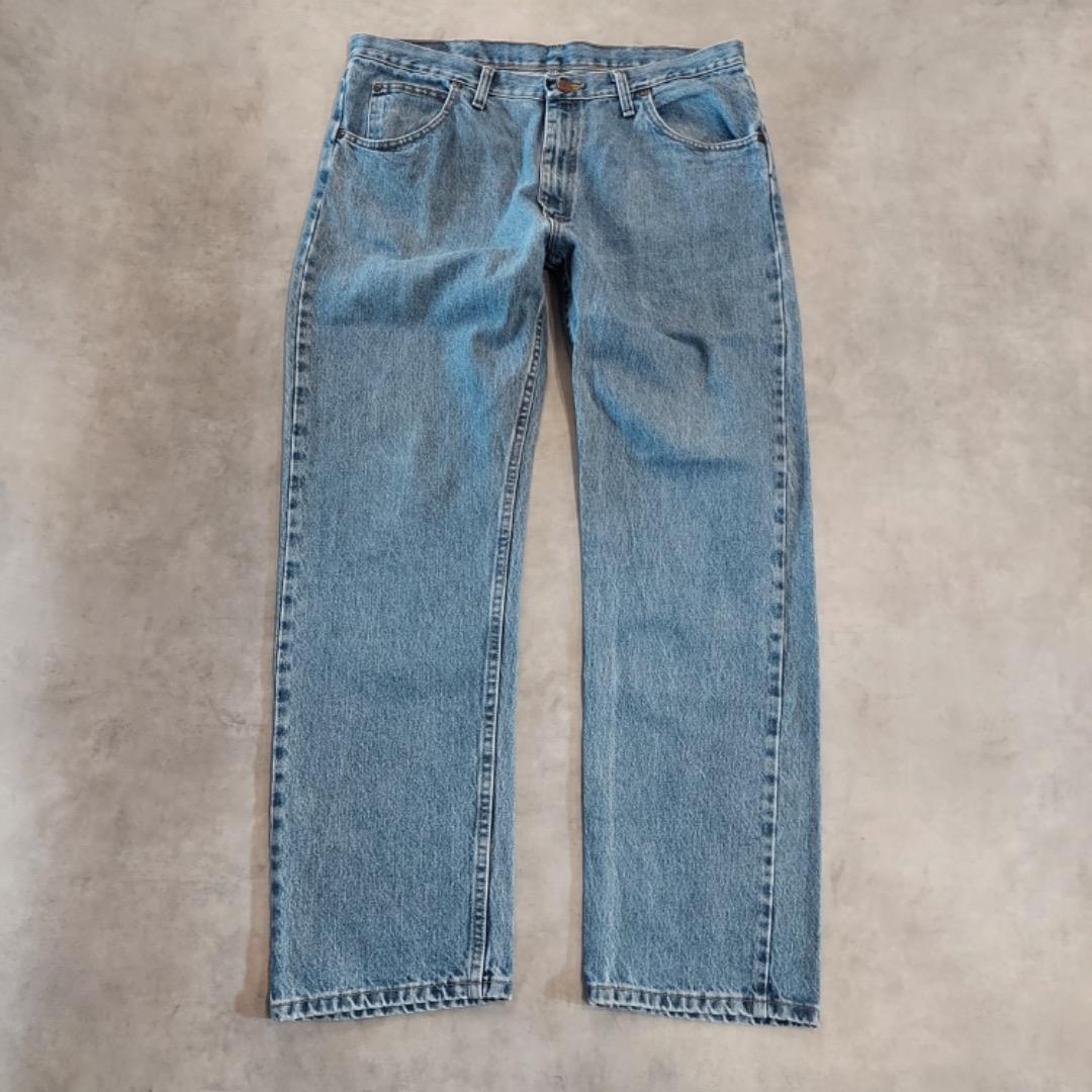 Wrangler ラングラー W36 ブルーデニム ボトム 古着 青 14053