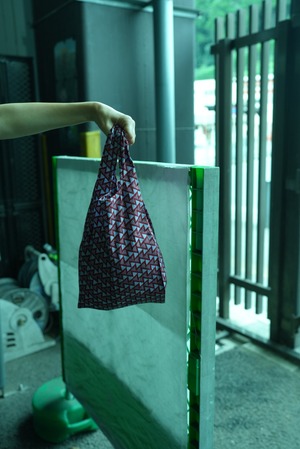 TOO - WAT(African bag) purple×blue -Triangle-