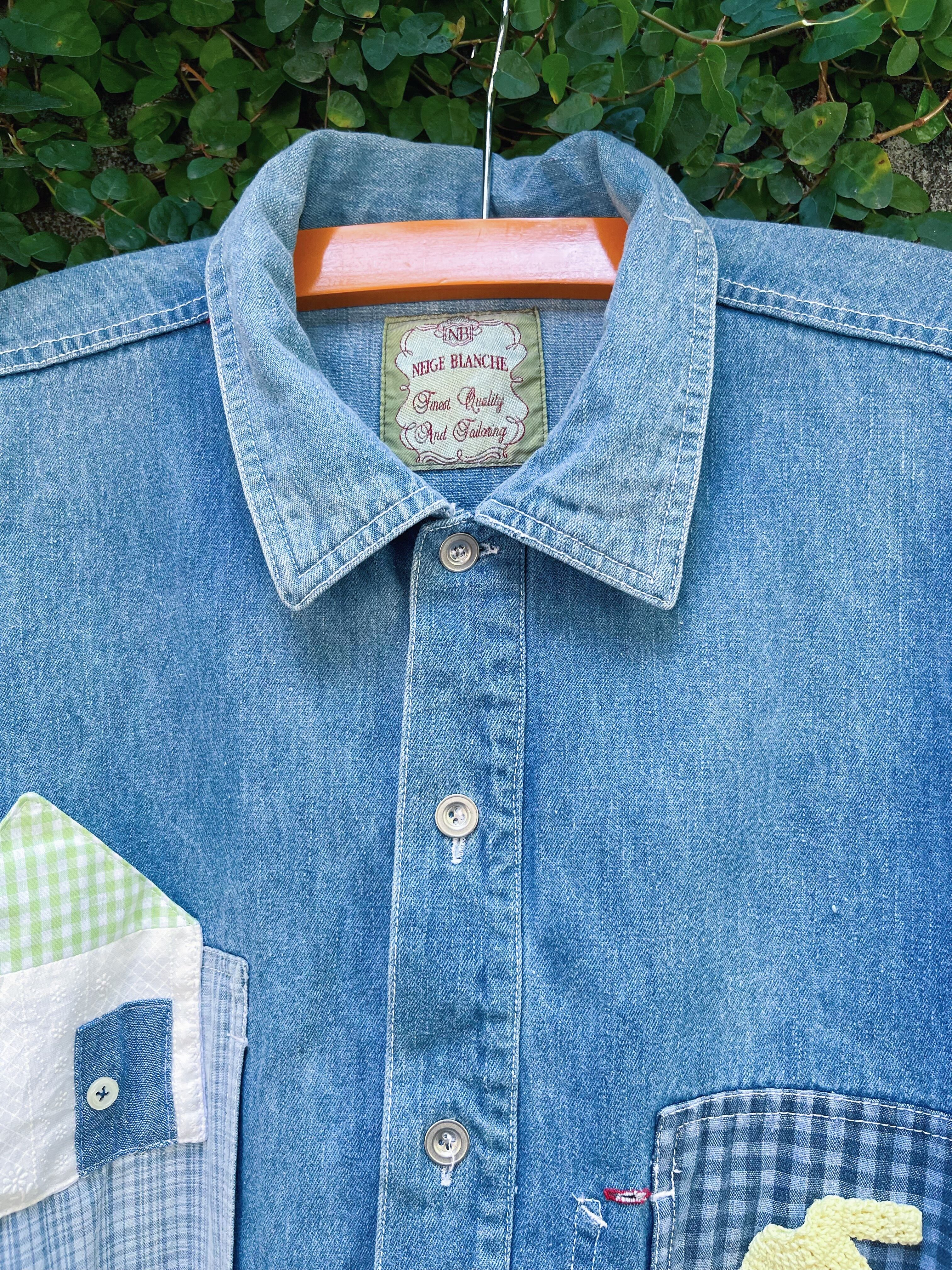 remake ✂︎ dwarf's room check pocket shirt