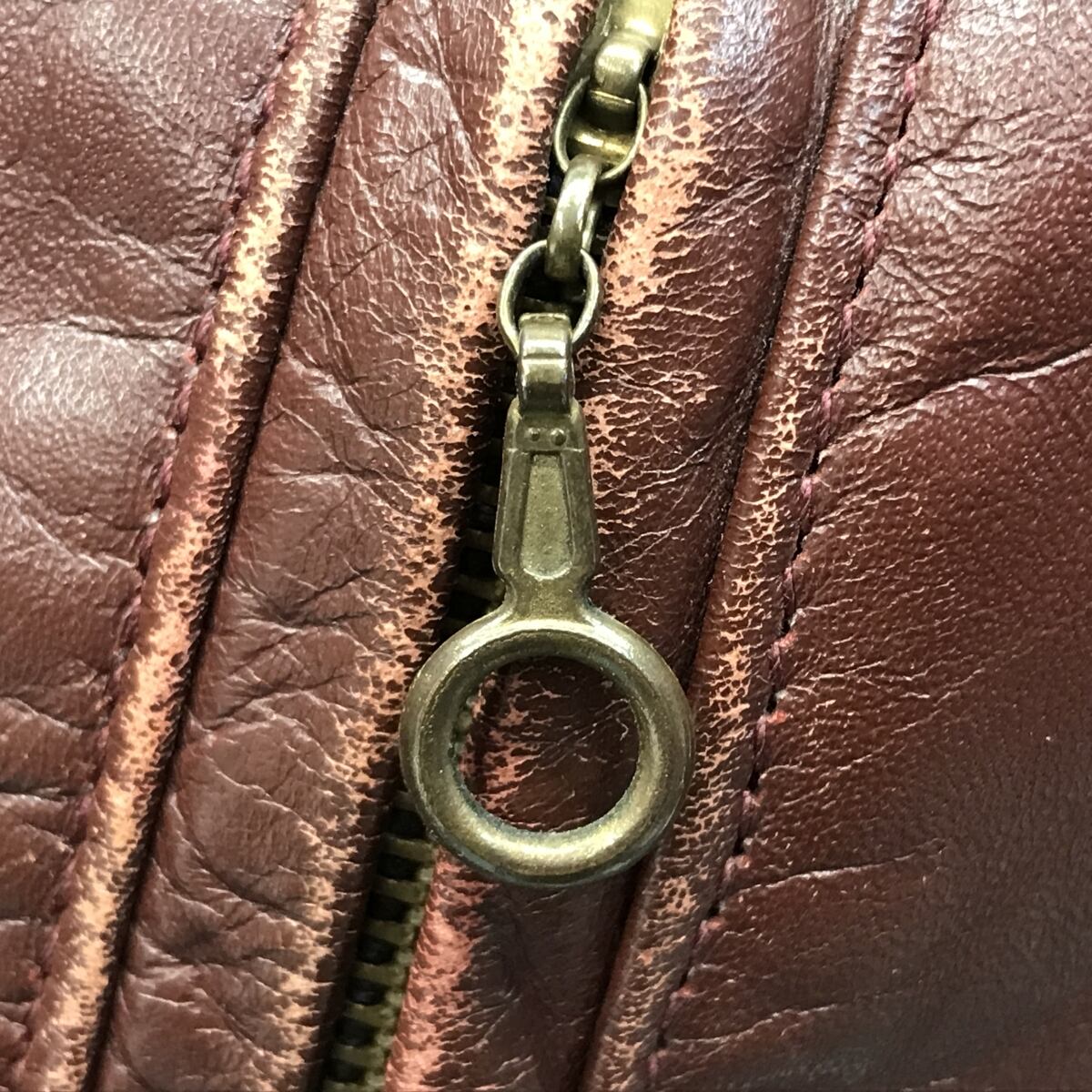 THIS GENUINE LEATHER GARMENT レザーガーメント 70年代 シングル ...