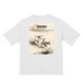ジャック・ラッセル・テリア　水墨画風バックデザインTシャツ