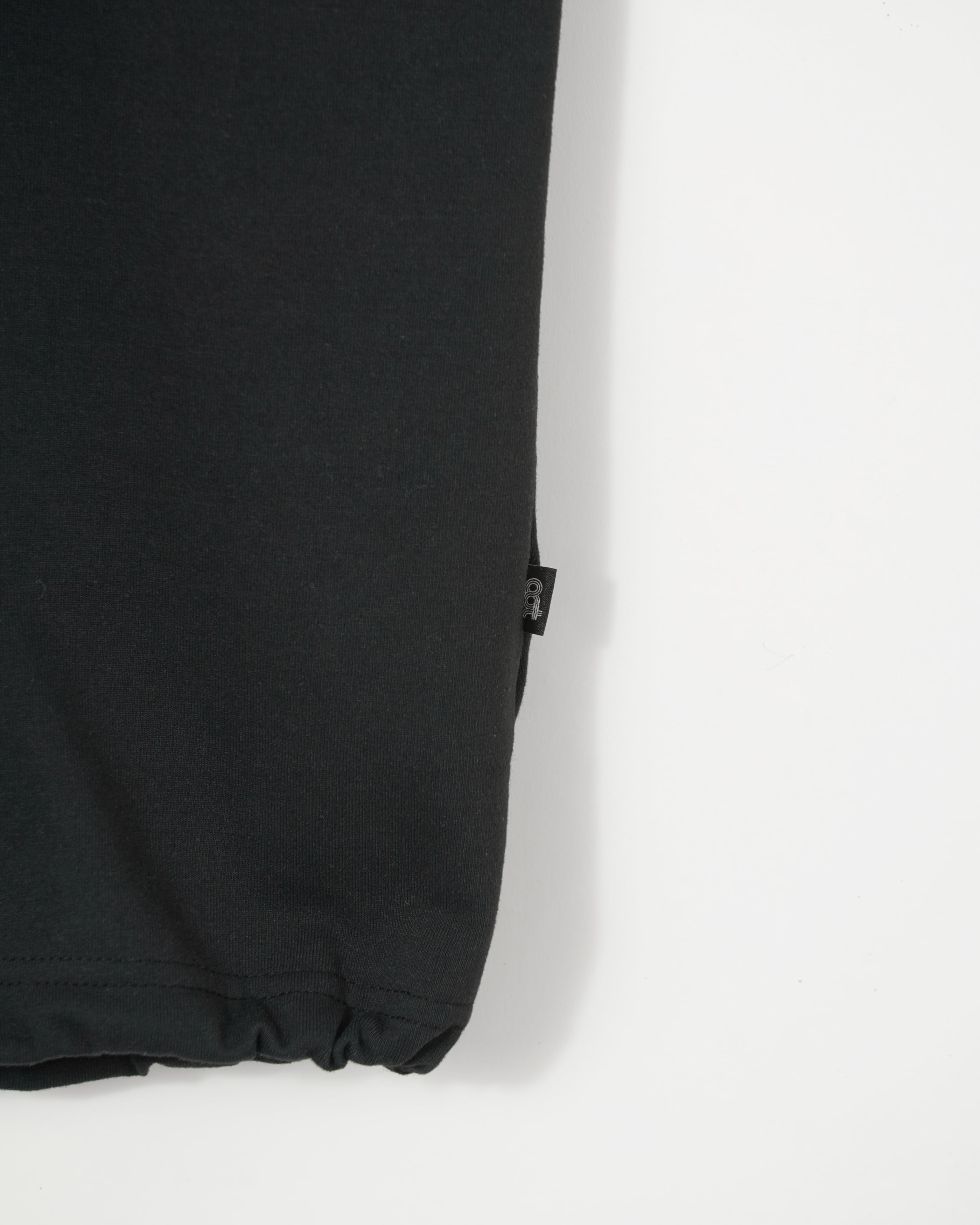 k*i様 OPTSTUFF DRAWSTRING LONG SLEEVE T-S OPTSTUFF] DRAWSTRING TECH T-SHIRT (BLACK) | OPTSTUFF