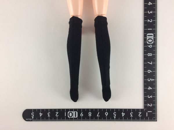 ドールアクセサリ 1/6 女性用 靴下 ストッキング 黒 BS161 - 画像2