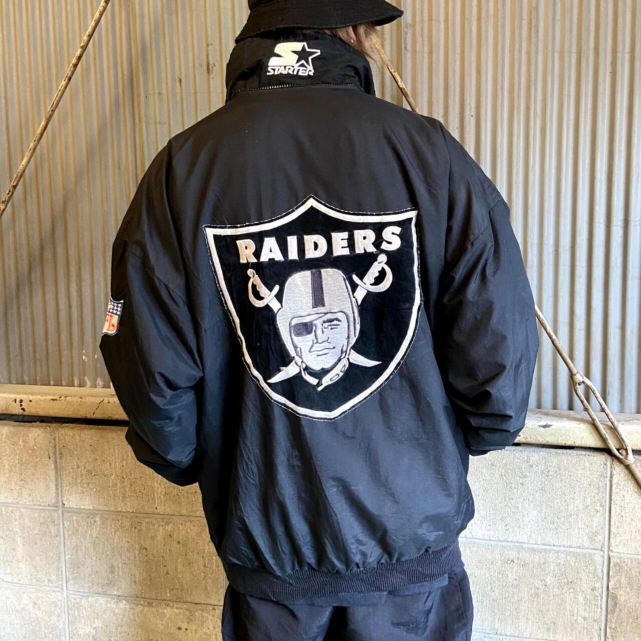 ビックサイズ 90年代 STARTER スターター NFL RAIDERS レイダース  
