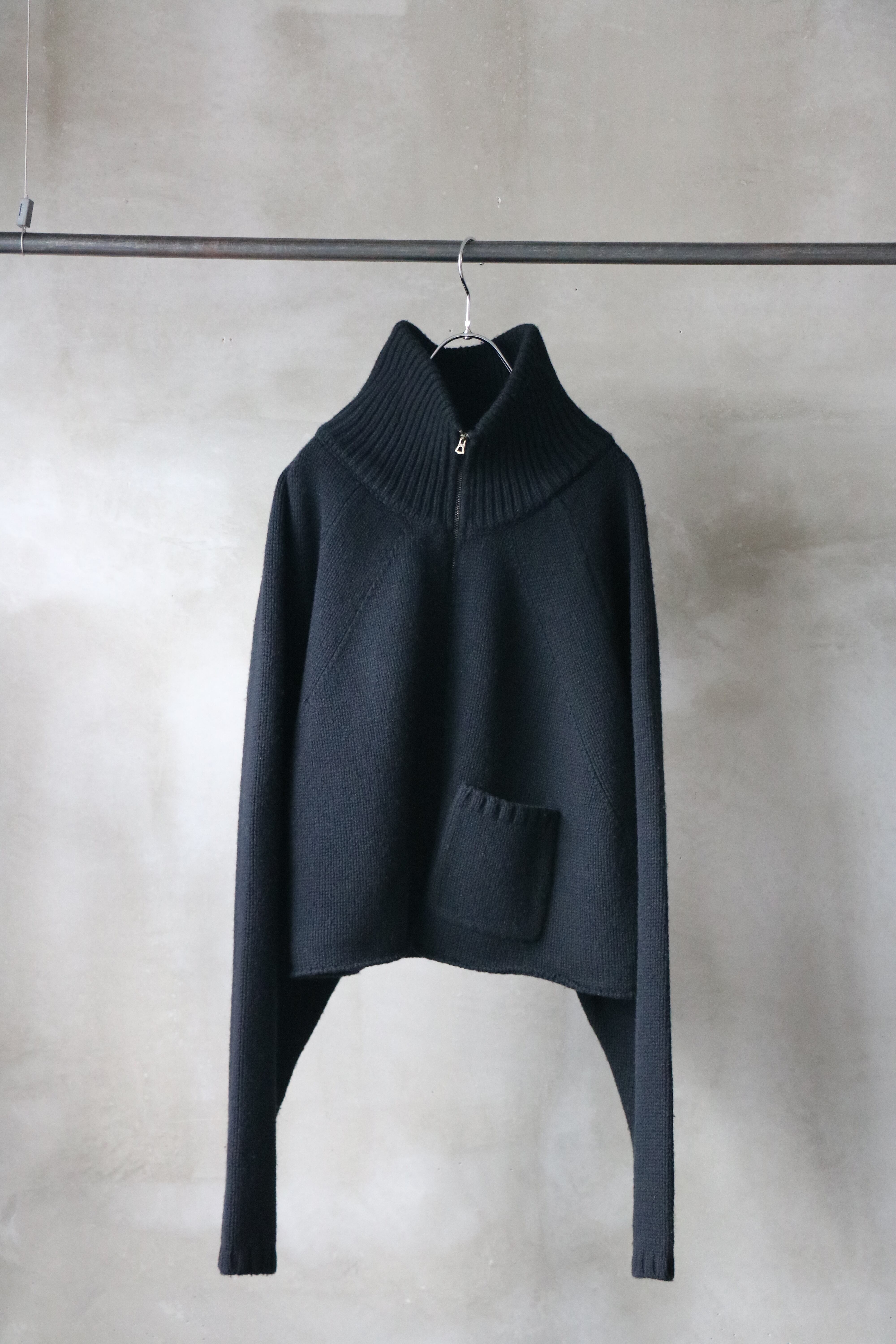 Ancellm / SHORT LENGTH HALFZIP KNIT / ANC-KN08 / アンセルム 