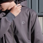 裏フリース3LAYERロゴ刺繍パーカー