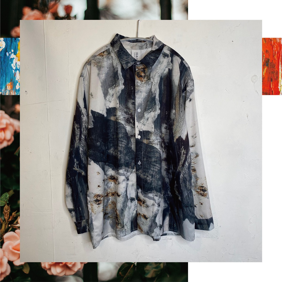Manu Pattern select 11043:nuance pattern shirt | manu onlineshop