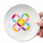 心踊る湯呑み茶碗シリーズの中皿⑤