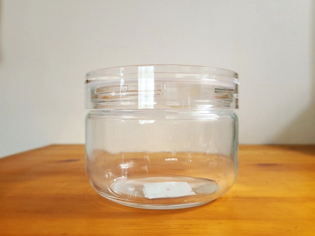 【発酵仕込みに】ガラスの密封びん（600ml）