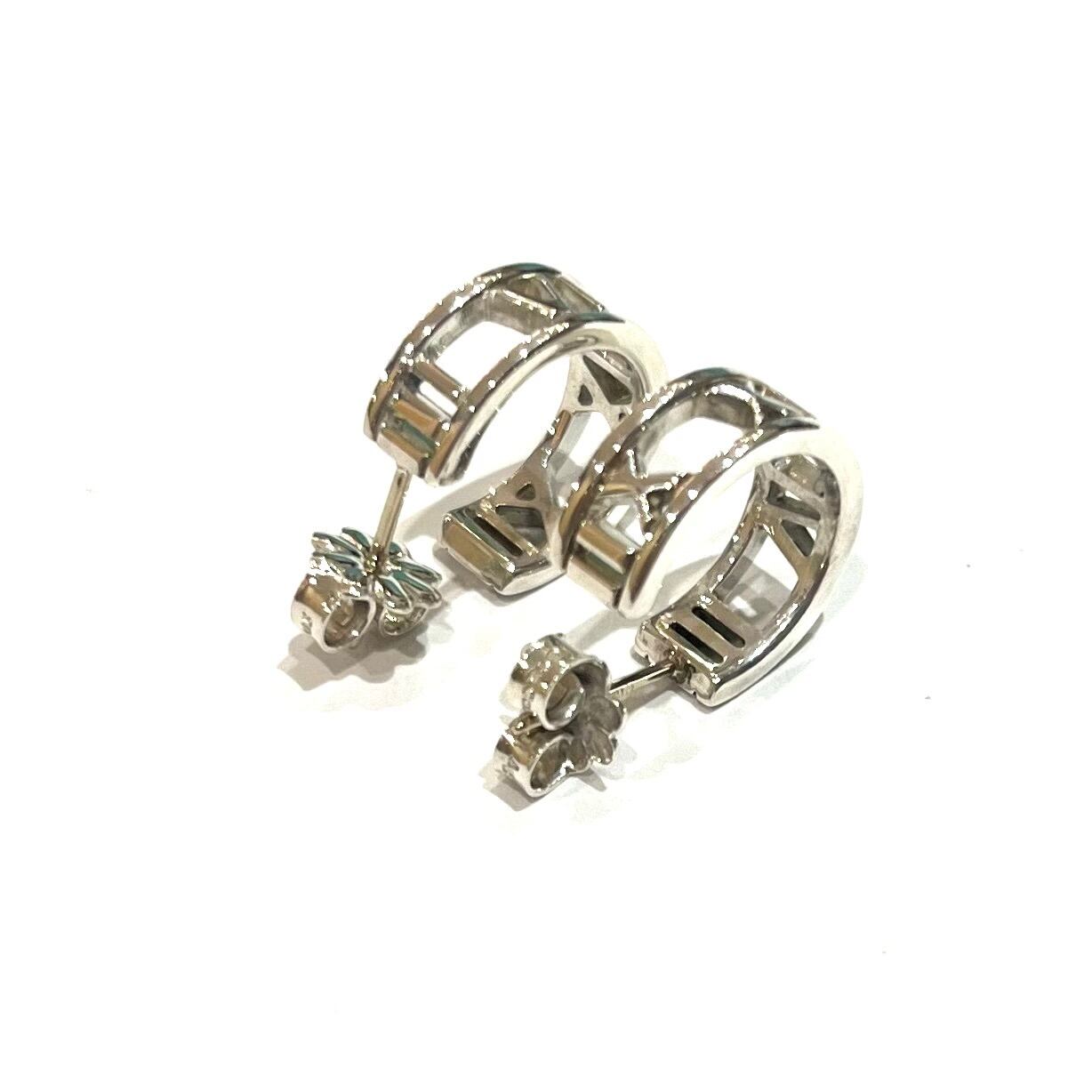 TIFFANY&CO.】ティファニーオープン アトラス ピアス SV925 シルバー