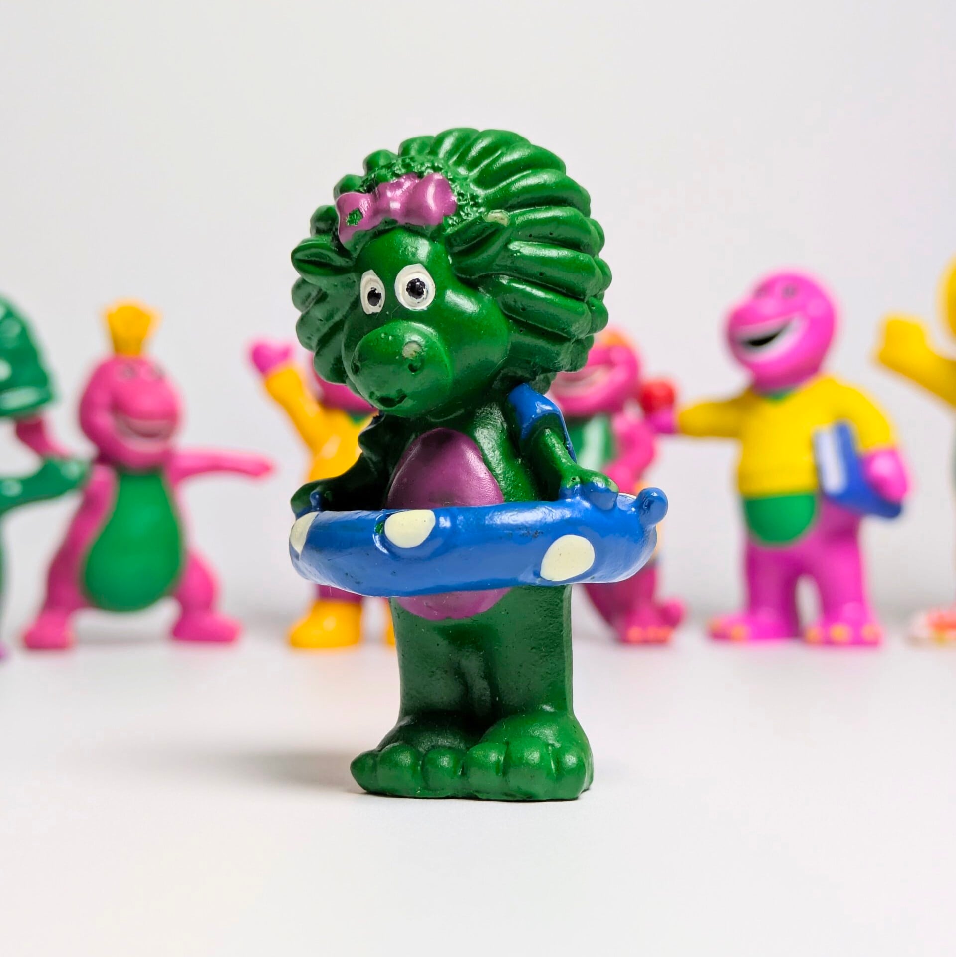 ビンテージ 90s Barney バーニー 卓上 ライト 置物 人形 フィギュア ☆ VINTAGE 90' ☆ 【 Barney & Friends( バーニー&フレンズ