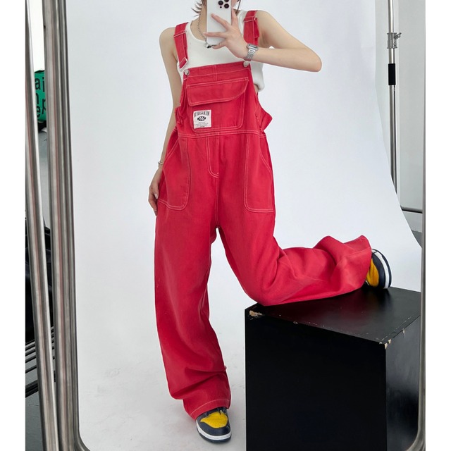 red-stitch overalls　レッドステッチオーバーオール　J2059