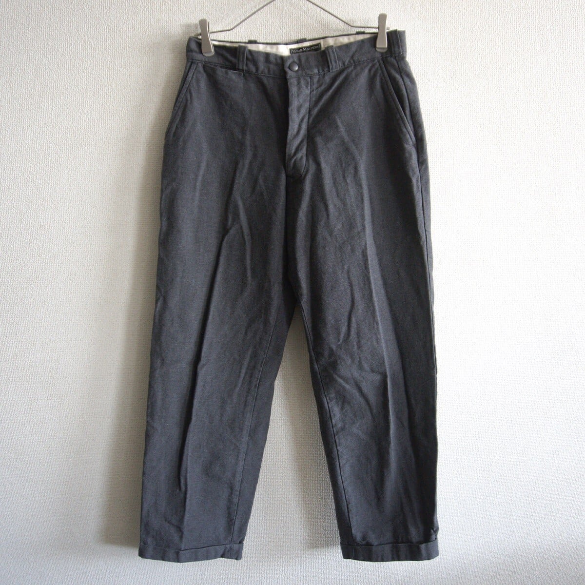 【美品】WEAR MASTERS【センタープレス トラウザーズパンツ】 ウエアマスターズ 26050537 美品】WEAR MASTERS【センタープレス トラウザーズパンツ】 ウエア