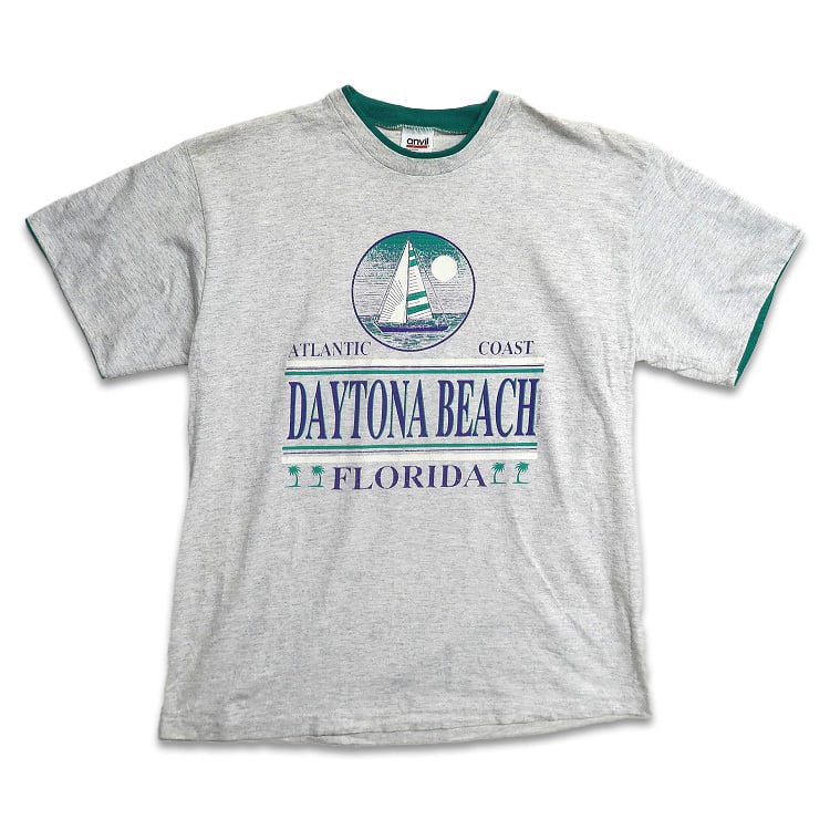 企業ロゴ【USA製】90sアンビルanvilヴィンテージ 両面全面レースアート Anvil - 古着 90年代 アンビル Anvil SOUTHLAND BLUES MAGAZINE