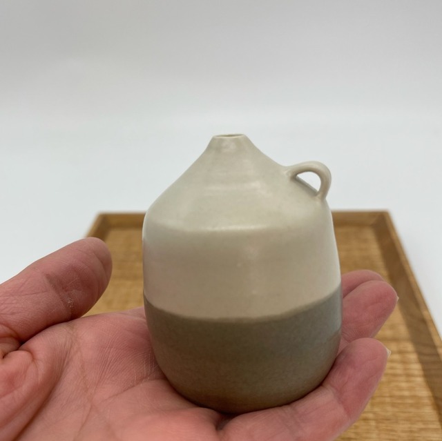 『佐々木恒子』手つき花器ミニ　ﾂｰﾄﾝﾓｽA　2022122010031A