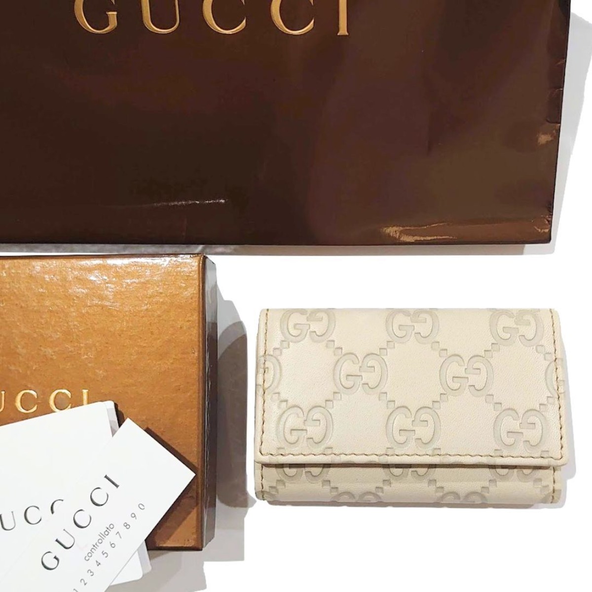 JIMMY CHOO ジミーチュウ コインケース付 ロゴプレート キーケース 繋い 