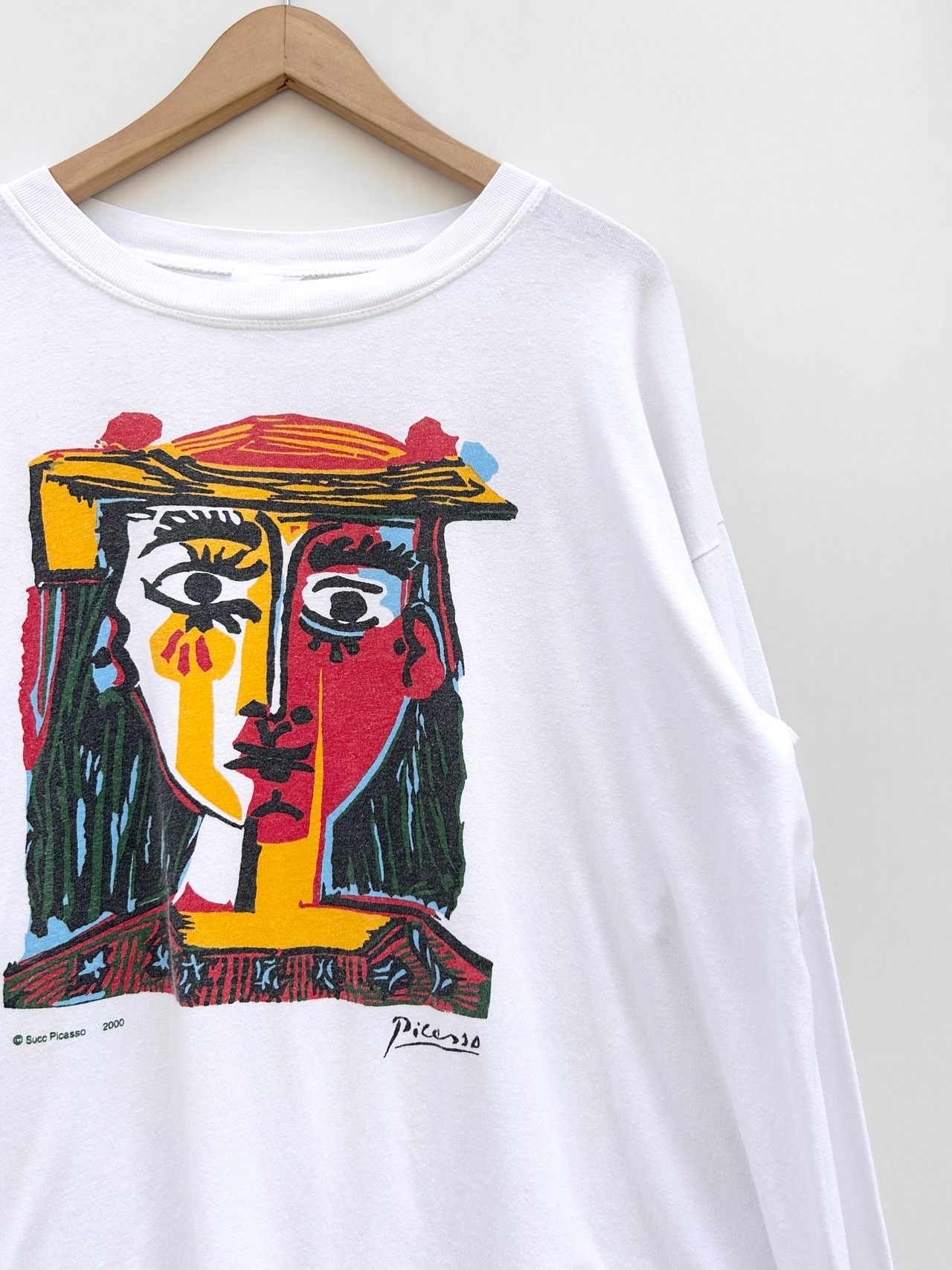 00s Picasso L/S Art Tee Size XL程