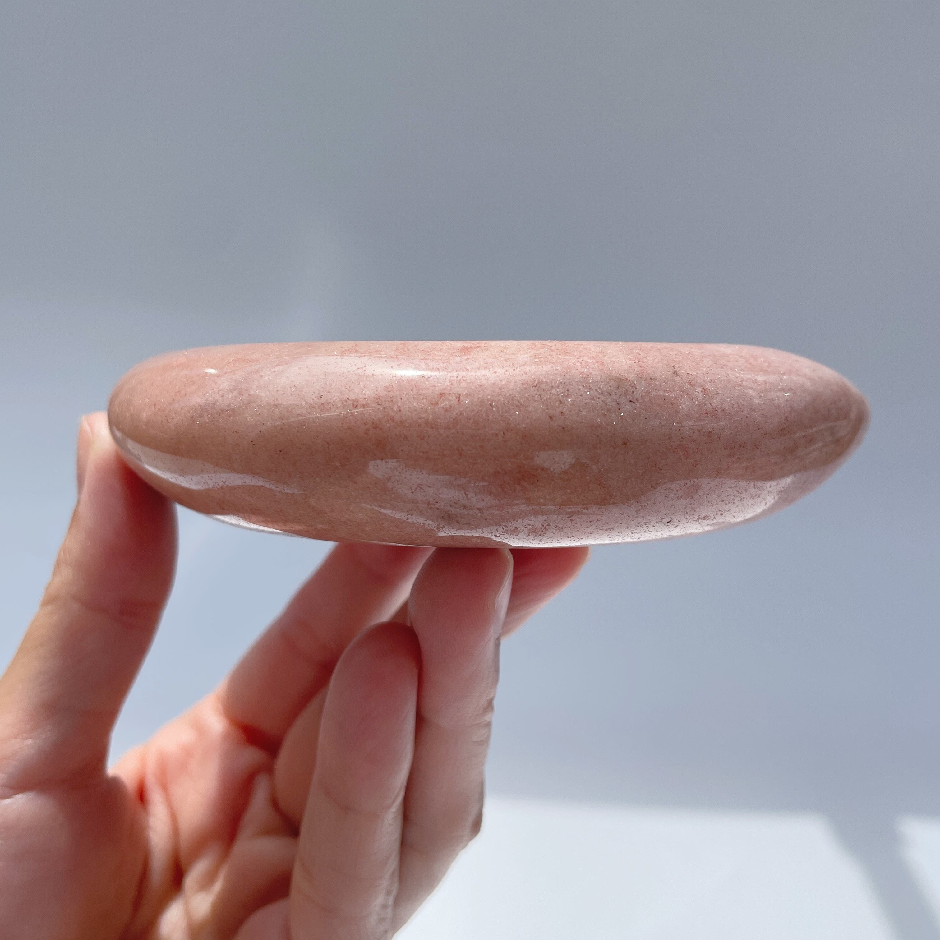 ピンクアメジスト 三日月13◇ Pink Amethyst ◇天然石・鉱物