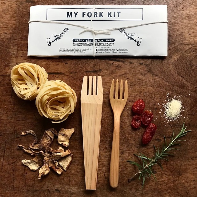 フォークを自作する　手作りキット　FORK  WHITTLING  DIY  KIT