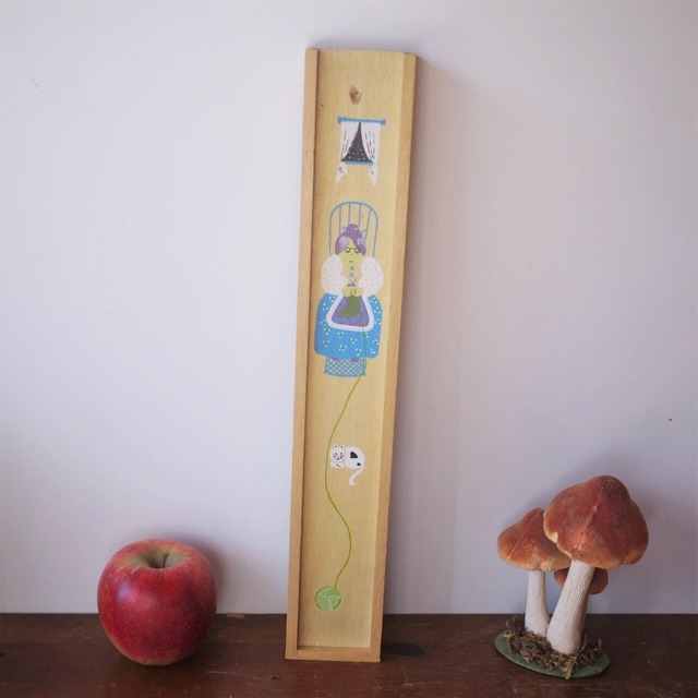 編み針入れ 木製ボックス大 ドイツヴィンテージ