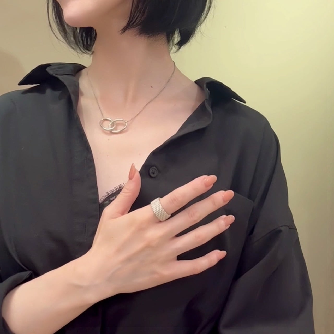 TIFFANY&CO.】2562 エルサ・ペレッティ ビッグダブル ループ