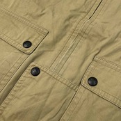 PIA SPORTS ピアスポーツ ジップアップ ワーク ベスト サイズ 4 /メンズ/ベージュ/日本製