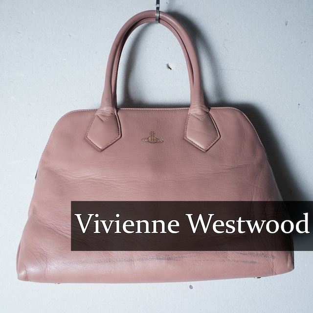 【美品】 Vivienne Westwood オーブロゴ　トートバッグ　ピンク レディース 【美品】 Vivienne Westwood オーブロゴ トートバッグ ピンク