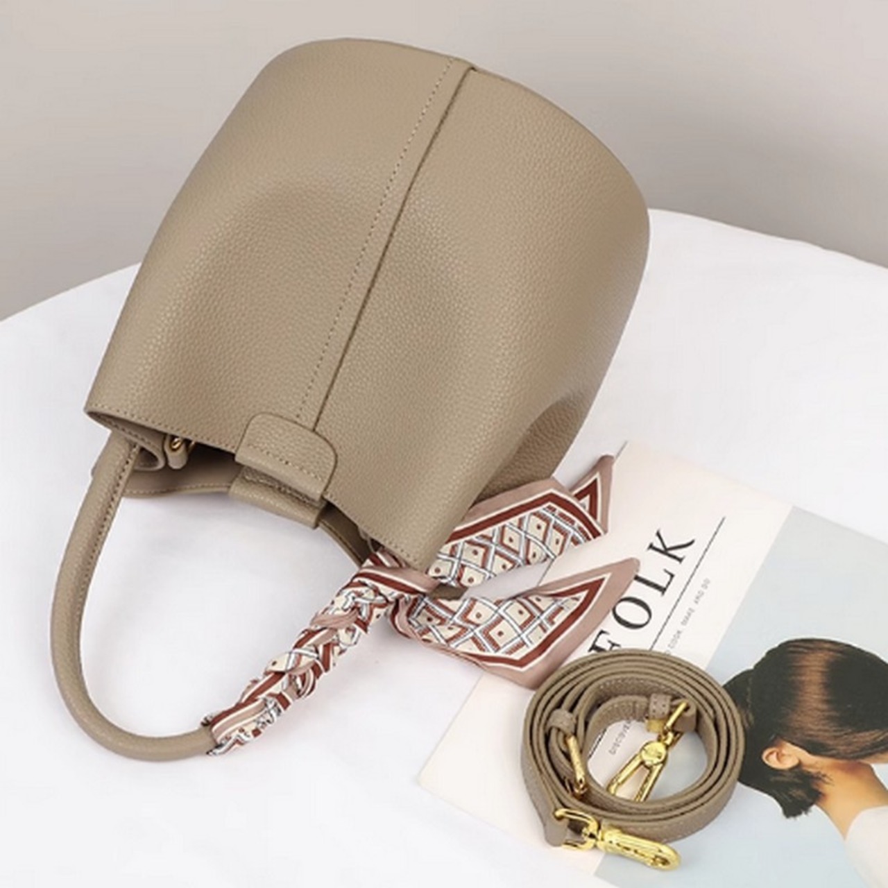 バケットハンドバッグ W10168