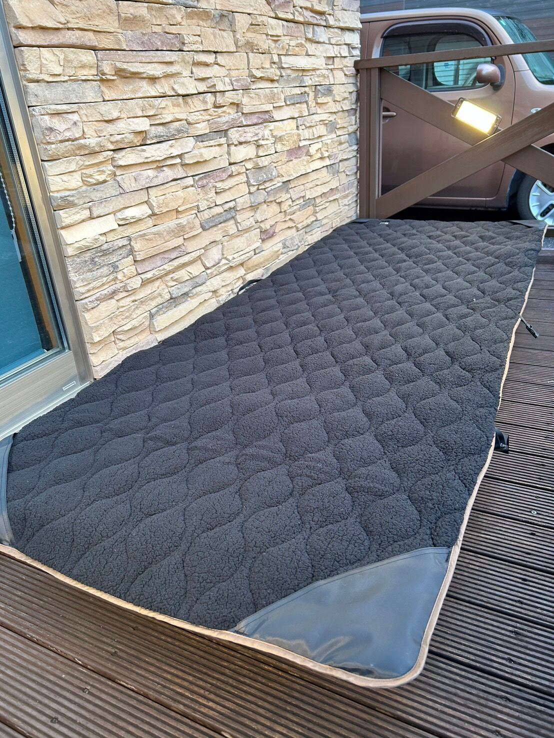 WAQワック】 Reversible Cot Blanket コット用ブランケット （ワイド
