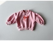 ルプティモ / le petit mo / リボンパフトレーナー / 韓国子供服 / キッズ / 26winter〖取寄〗*XS~XL*