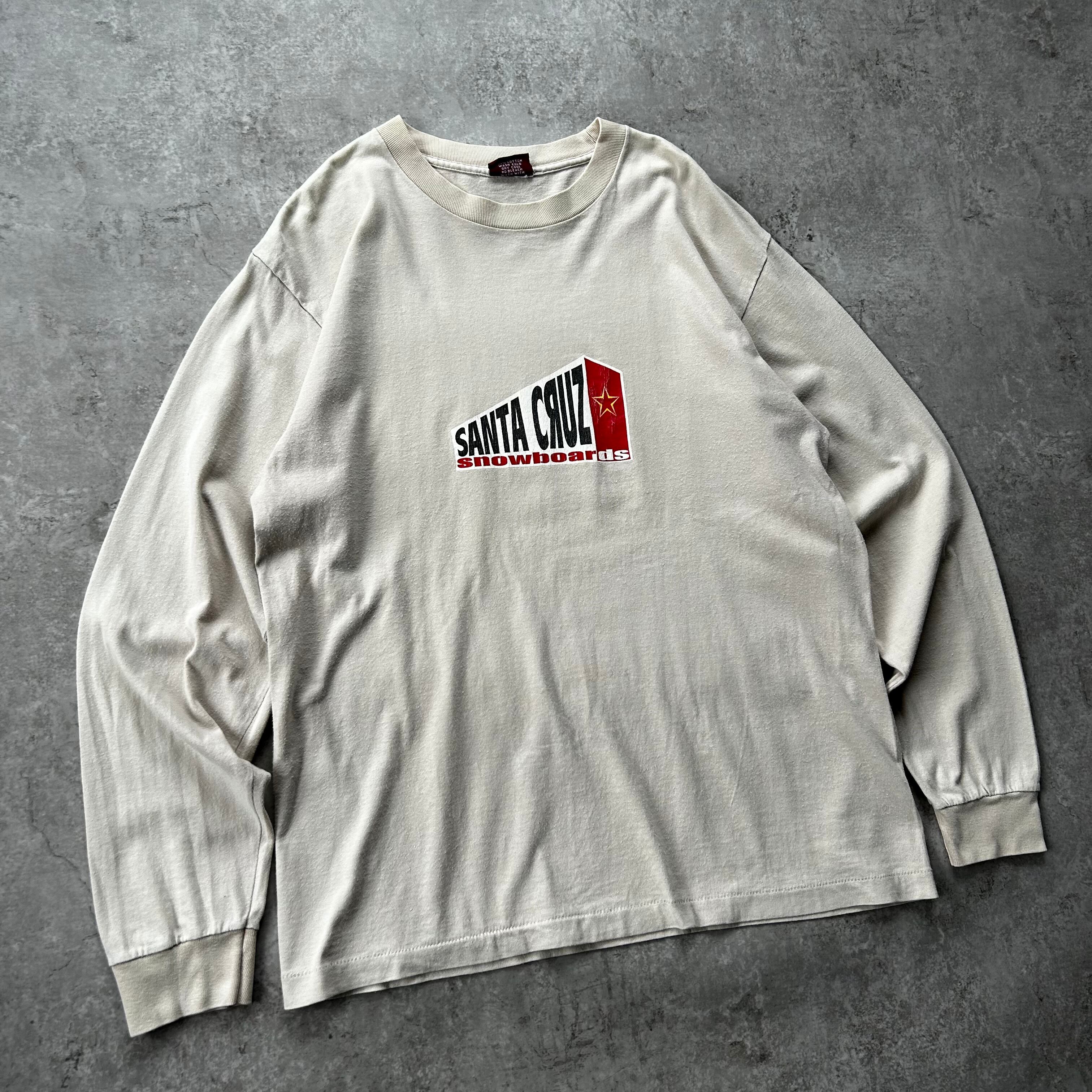 90s サンタクルーズ ロンt USA製 ベージュ L カラーNHS | 東京準備室