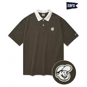 [EBBETSFIELD] Betsu Overfit Pike Short Sleeve T-Khaki 正規品 韓国 ブランド 韓国通販 韓国代行 韓国ファッション Tシャツ