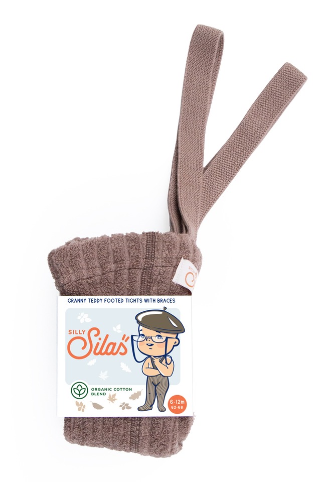 Silly Silas/Granny Teddy Warmy Tights Collection_Granola