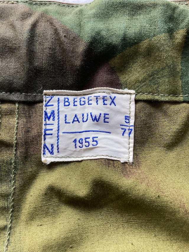 ベルギー軍 Belgian Army ブラッシュカモ パラシュートパンツ 50s 前期型 ミリタリー ヴィンテージ古着 画像5