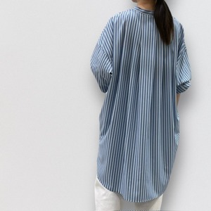 cafune striped band color tunic shirt