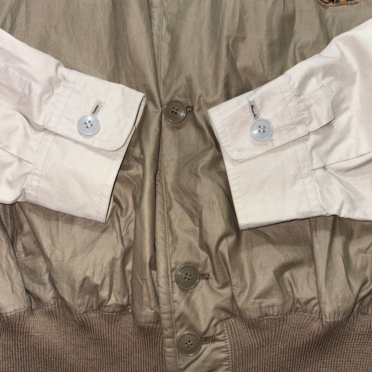 archive GIORGIO ARMANI switching sleeves bomber jacket