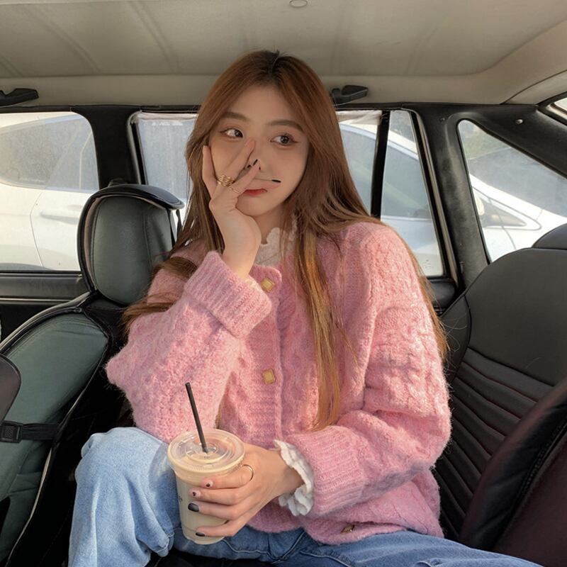 セーター レディーススプリングオータムスタイルルーズニットカーディガン ロング 春物 秋物 スーパーモール25068803235