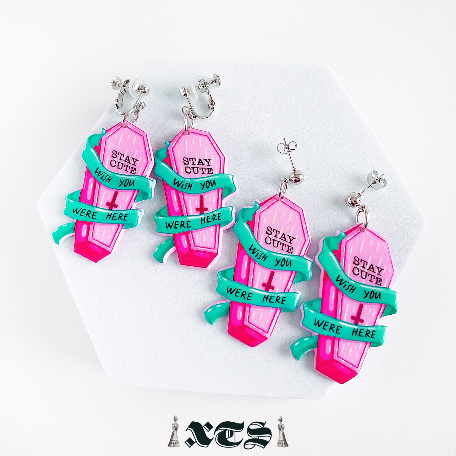 Coffin Pierce/Earrings【TS0260】