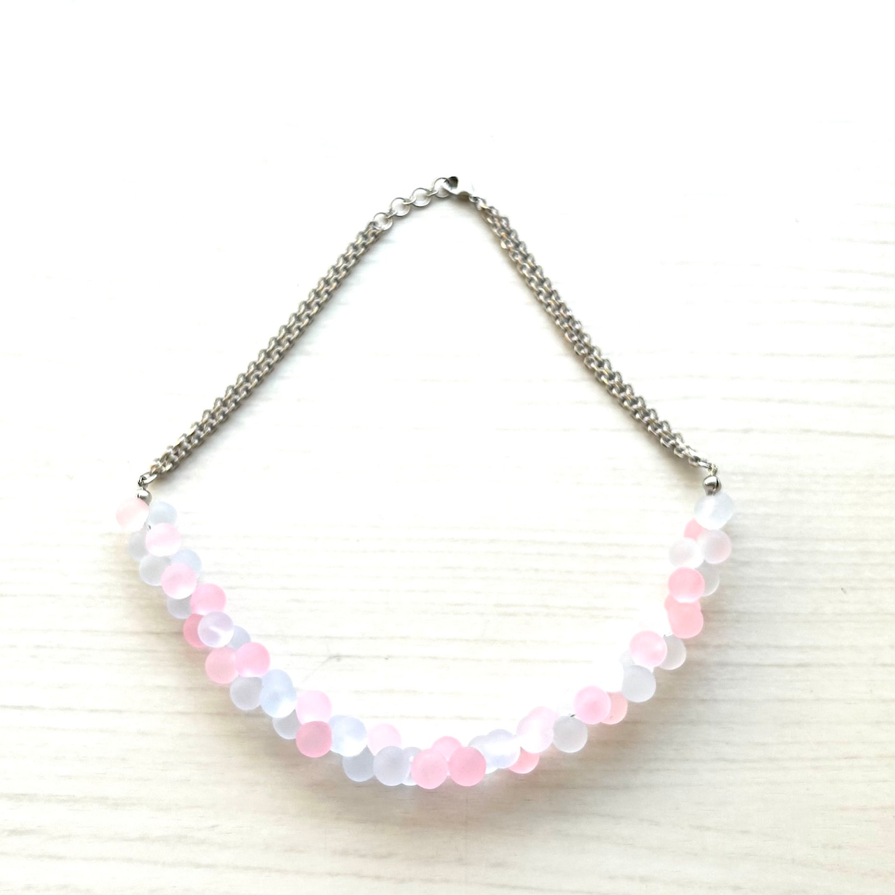ツブツブパステルネックレス